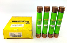 Bussmann FRS-R-10 Fuse Dual-Element Time-Delay 10A 600V Fusetron   QTY 4 NEW