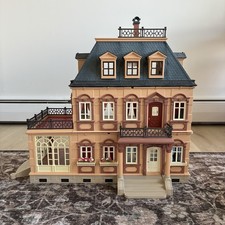 VTG Playmobil 5300 Victorian Mansion Dollhouse w/ Furniture Figures Accessories