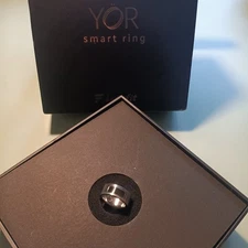 Yor Letsfit Smart Ring Fitness Health Body Sleep Sports Tracker  Size 7, Silver