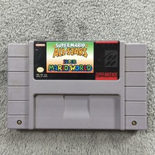 AUTHENTIC! Super Mario All Stars World - GAME ONLY - SUPER NINTENDO SNES