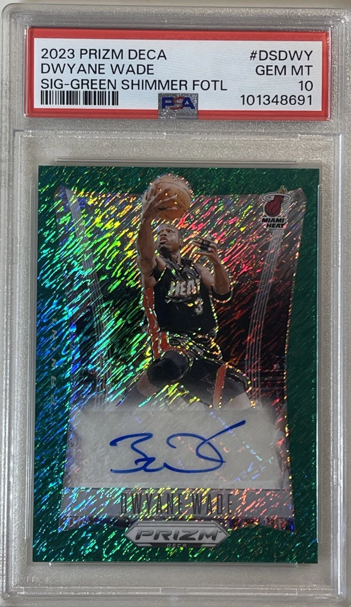 Panini Dwyane Wade Basketball Autographed Sports Trading Cards