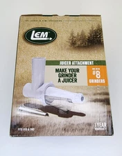 New LEM Grinder Juicer # 8 (Fits 1113 & 1182)