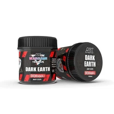 AK Interactive Wargame Terrains Dark Earth 100ml Acrylic Texture AK1225