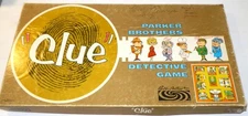 Vintage 1960 Clue Board Game Parker Bros 100% Complete Salem Massachusetts