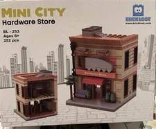 Brick Loot Mini City Hardware Store Building Block Set New Sealed 