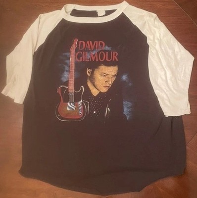 Vintage 1984 David Gilmour About Face Tour Concert T Shirt 3/4 Sleeve
