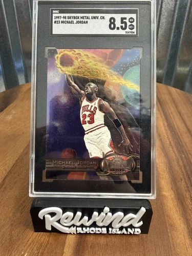 1997-98 Skybox Metal Universe #23 Michael Jordan SGC 8.5 Fresh Grade Bulls HOF
