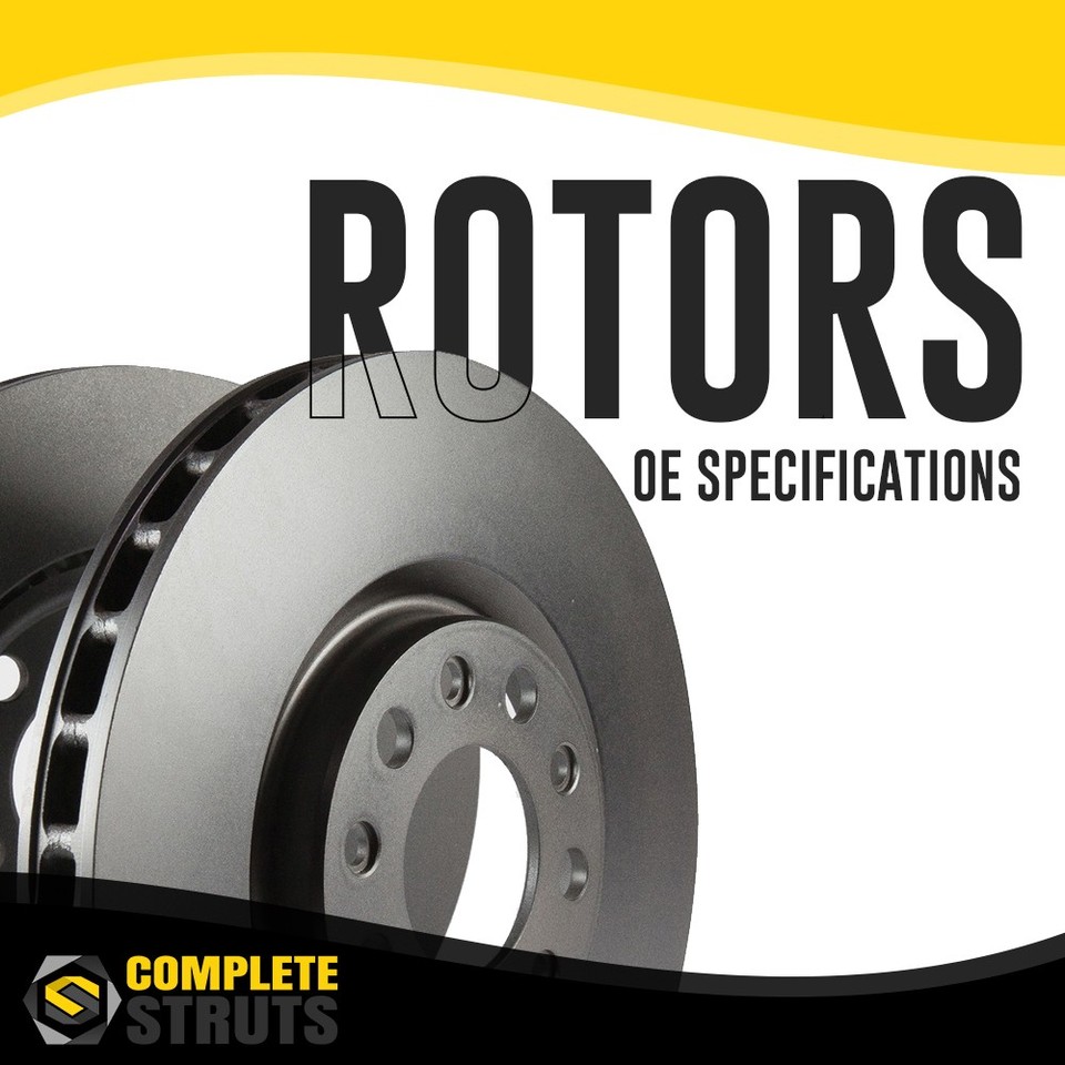 Front Brake Rotors & Ceramic Pads Kit for Ford Ranger 1998-2002 5 Lug ...