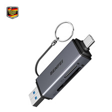 BENFEI SD Kartenleser Dual Stecker USB 3.0 USB C Highspeed OTG Adapter