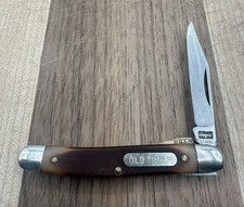 Nos Vintage Schrade Old Timer 180t Folding Liner Lock Pocket Knife Wbox