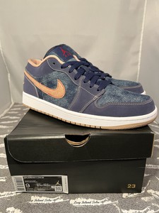 Nike Air Jordan 1 Low SE Midnight Navy Hemp Denim Sz 9 Men's DH1259-400 |  eBay