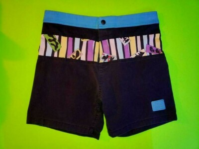 VTG 80s T&C BOARD SHORTS SURF MENS HAWAII HAWAIIAN TOWN & COUNTRY SURFING SURFER