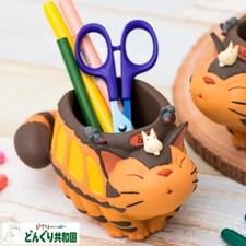 Donguri Kyowakoku My Neighbor Totoro Penholder Cat Bus Polyester Resin JAPAN NEW