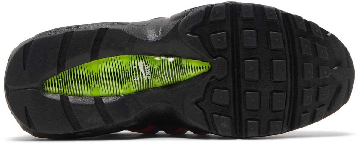 Nike Air Max 95 Black Neon Running Sneakers Retro Shoes Low Top