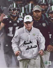 Frank Solich Signed Autographed 8x10 Photo Beckett COA HOF Ohio Bobcats
