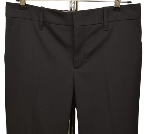 GUCCI Hose schwarz Hose gerades Bein klassische Taschen Bügelfalte Reißverschluss Wolle Gr. 40 - Bild 2 von 7