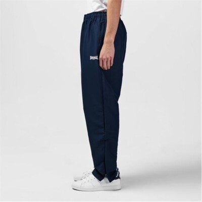 Lonsdale Open Hem Woven plain Tracksuit Bottoms Jogging Pant XS
