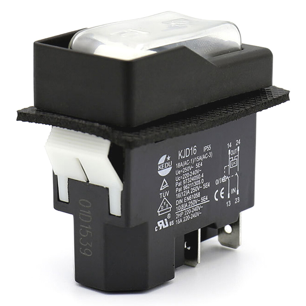 DKLD DZ05 7 Pin IP55 400VAC 10A Wasserdicht Not-Stopp Start-Stopp Schalter Schalter Elektromagnetische Sicherheit Druckschalter