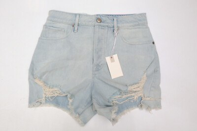 Good American BOMBSHELL SHORTS GBS991T BLUE648 Size 4/27 Inseam 4''