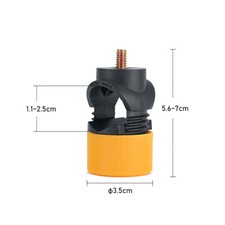 Arm Light Stand Adapter Plastic Photo Studio Accessories 360 Degree Rotation