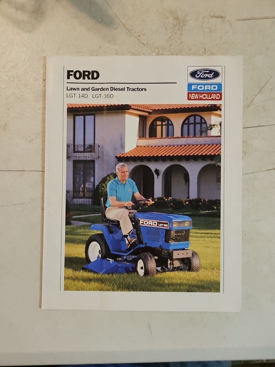 Ford LGT-14D LGT-16D LAWN AND GARDEN Diesel Tractors SALES Brochure