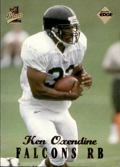 1998 Collector's Edge First Place Ken Oxendine 34 RC Atlanta Falcons