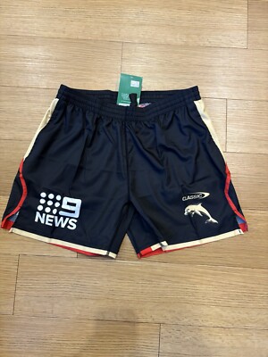 DOLPHINS RUGBY LEAGUE TRAININGS-/TURNSHORTS (XL) neu mit Etikett