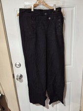 U.S. NAVY CRACKER JACK UNIFORM TROUSERS 13 BUTTON WOOL SAILOR PANTS 32x29 NAMED