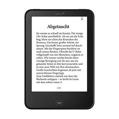 Tolino Vision 2 WiFi Ebook-reader 4gb schwarz