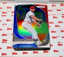 2020 Panini Prizm Prizms Red White and Blue #26 Patrick Sandoval
