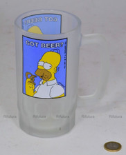 Bicchiere pubblicità The Simpson- GOT BEER? HOMER Matt Groening collezione-1CD  