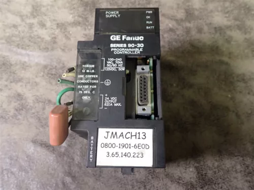 GE Fanuc Series 90-30 IC693PWR321M 120/240VAC 125VDC 30W Power Supply (BN)