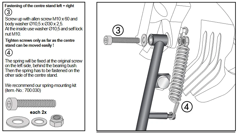 Soporte central BMW F800S / F800ST - negro POR HEPCO y Becker (2006-2012) Foto 4 de 4