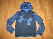 Girls UNDER ARMOUR COLDGEAR loose fit fleece lined hooded sweatshirt YXL XL