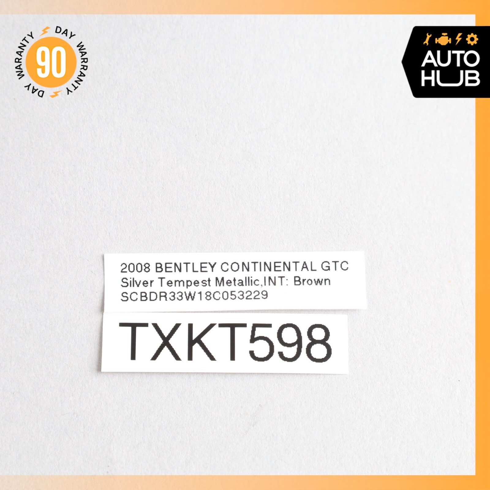 07-11 Bentley Continental GTC Convertible Left Side Interior Door Panel OEM 46k