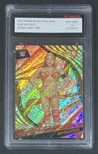2022 REVOLUTION WWE ELEKTRA LOPEZ 1ST GRADED 10 ROOKIE CARD HOLO FOIL #89 RC 🔥