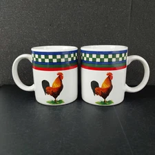 International Tableworks Bob Timberlake Ella's Rooster 106 Coffee Mug Set