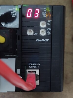 TESTED        OMRON CJ1W-EIP21  v3.0 -   ETHERNET IP UNIT - CJ1W EIP21