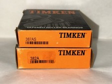 NEW Timken 387AS - 382A Tapered Roller Bearing Set