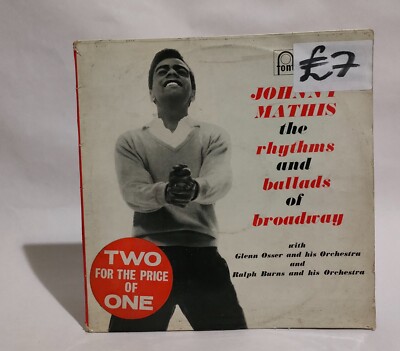 Johnny Mathis - The Rhythms Of Broadway - Double Music Vinyl Record Album