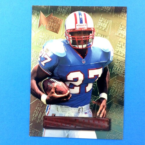 Eddie George 1996 Fleer Metal Rookie Card 131 NFL Houston Oilers Ohio 