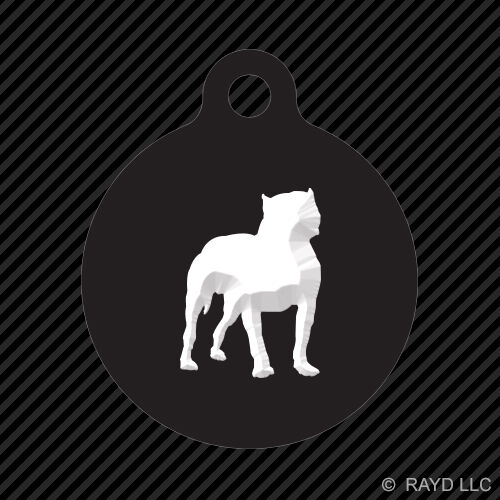 PITBULL Keychain Round Max 60% OFF with Tab dog Can Dog engraved many colors 2021 model