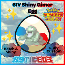 Grimer ✨ SHINY 6IV EGG ✨ Pokemon Scarlet & Violet ✨ TEAL MASK DLC ✨