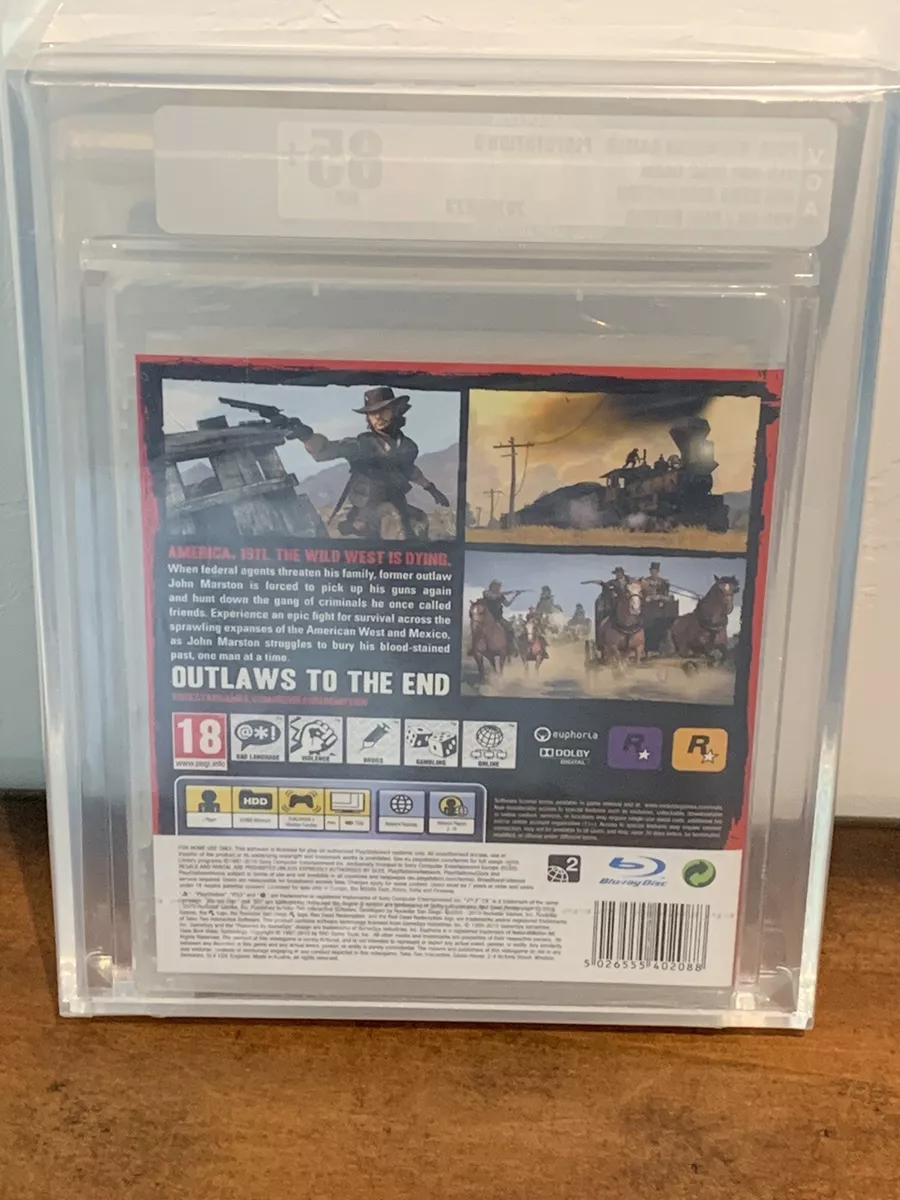 2010 Red Dead Redemption 1 Sony Playstation 3 Sealed VGA 85+ PAL