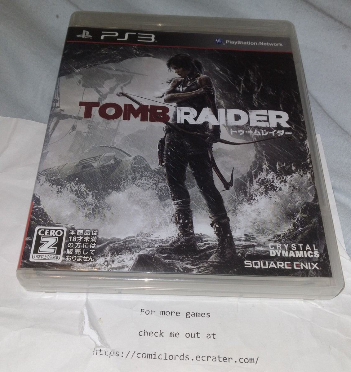 Tomb Raider (Sony PlayStation 3, 2013) PS3 Japan Import