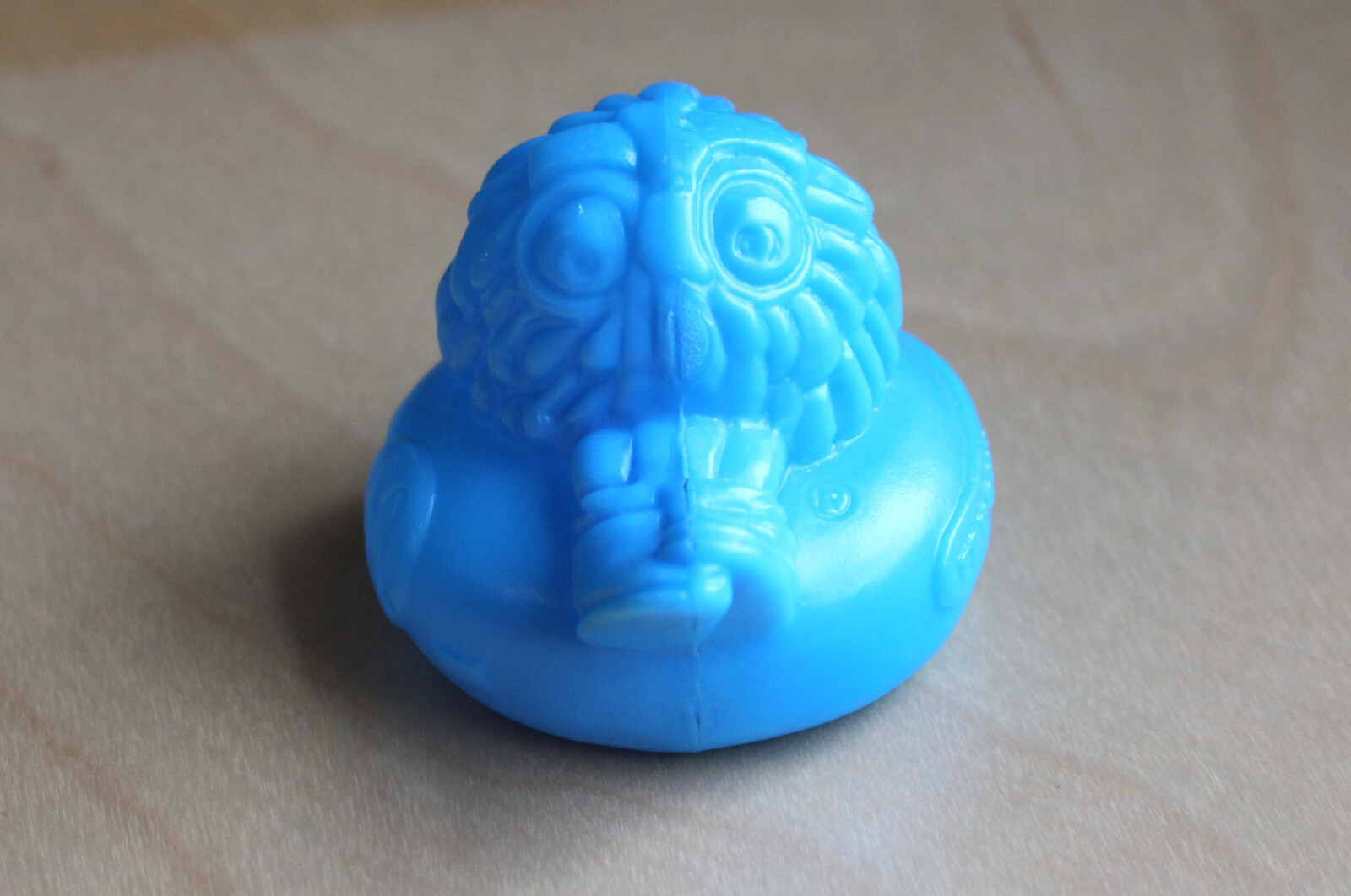 McDonald's Under 3 Happy Meal Toy Vintage 1987 Blue Fry Guy Floater Bath Toy 2"