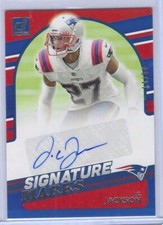 JC JACKSON 2021 PANINI DONRUSS SIGNATURE MARKS BLUE AUTO #D 14/50