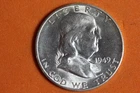 Estate  Find 1949  -  S Franklin Half Dollar #F9316