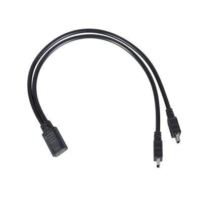 Multi Charging Cable USB C Splitter Cable 2 in Fast Charging Cord USB C Female