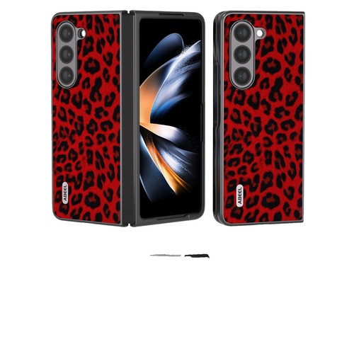 Marrone Retro Stand Portafoglio TPU Silicone Telefono Caso